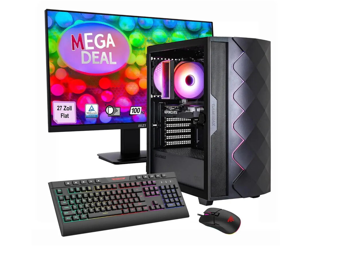 Hyrican spēļu datora komplekts GAMEMAX MegaDeal