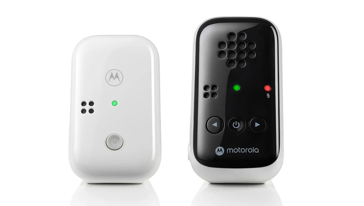 Baby audio monitors MOTOROLA PIP10 Balts-Melns