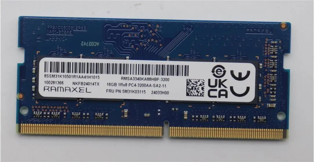 Atmiņas modulis Lenovo DDR4 SODIMM 16GB