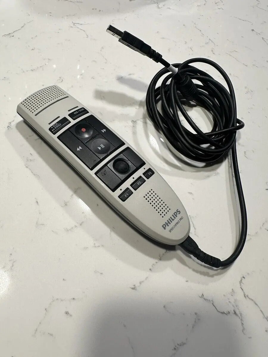 Philips SpeechMike USB LFH3200 Melns –