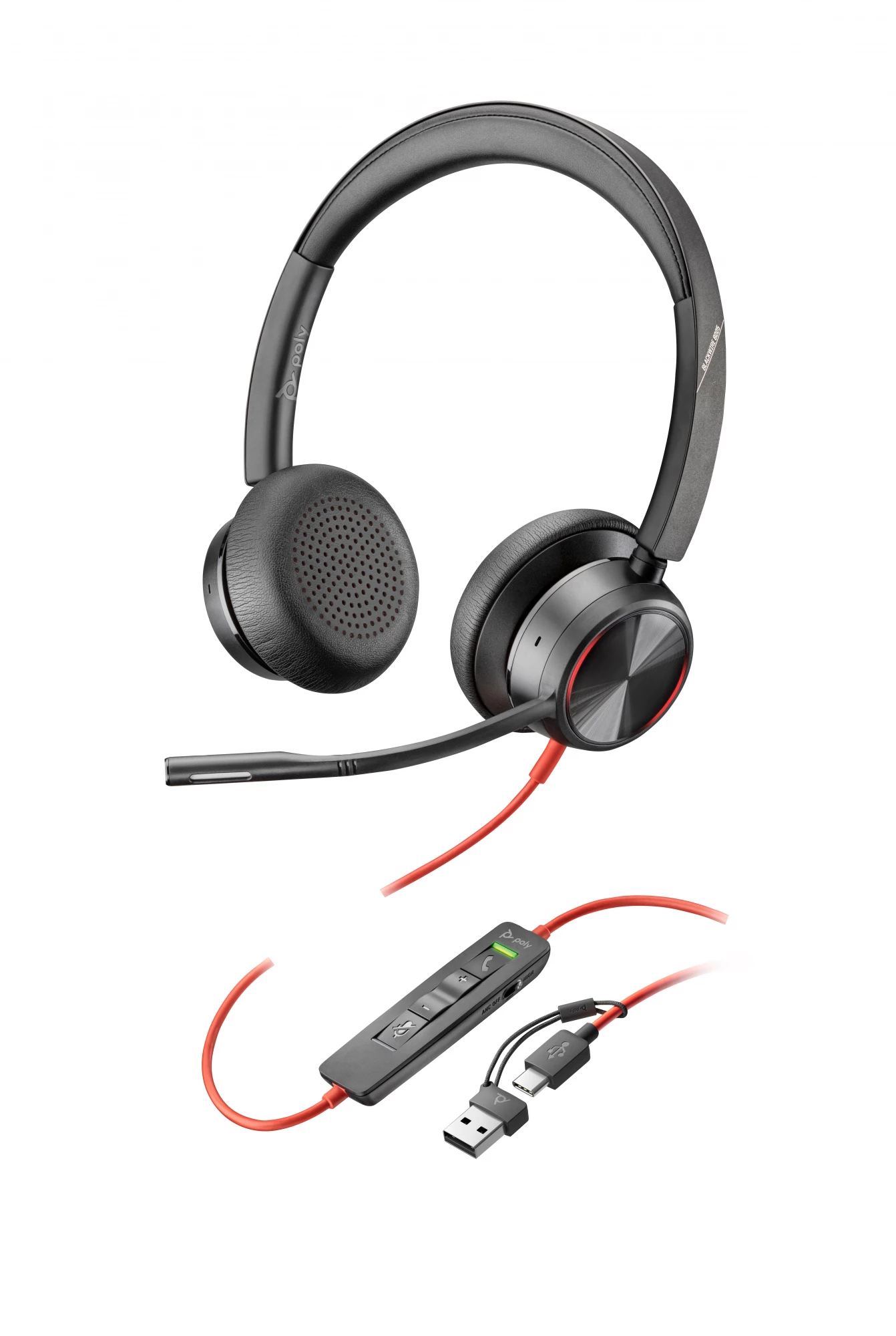 HP Poly Blackwire 8225 Stereo USB-C