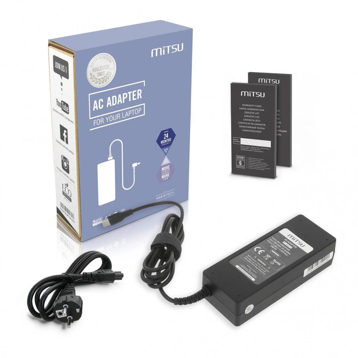 Lādētājs klēpjdatoram 87W USB-C 5V-9V-12V-15V/3A, 20V/3