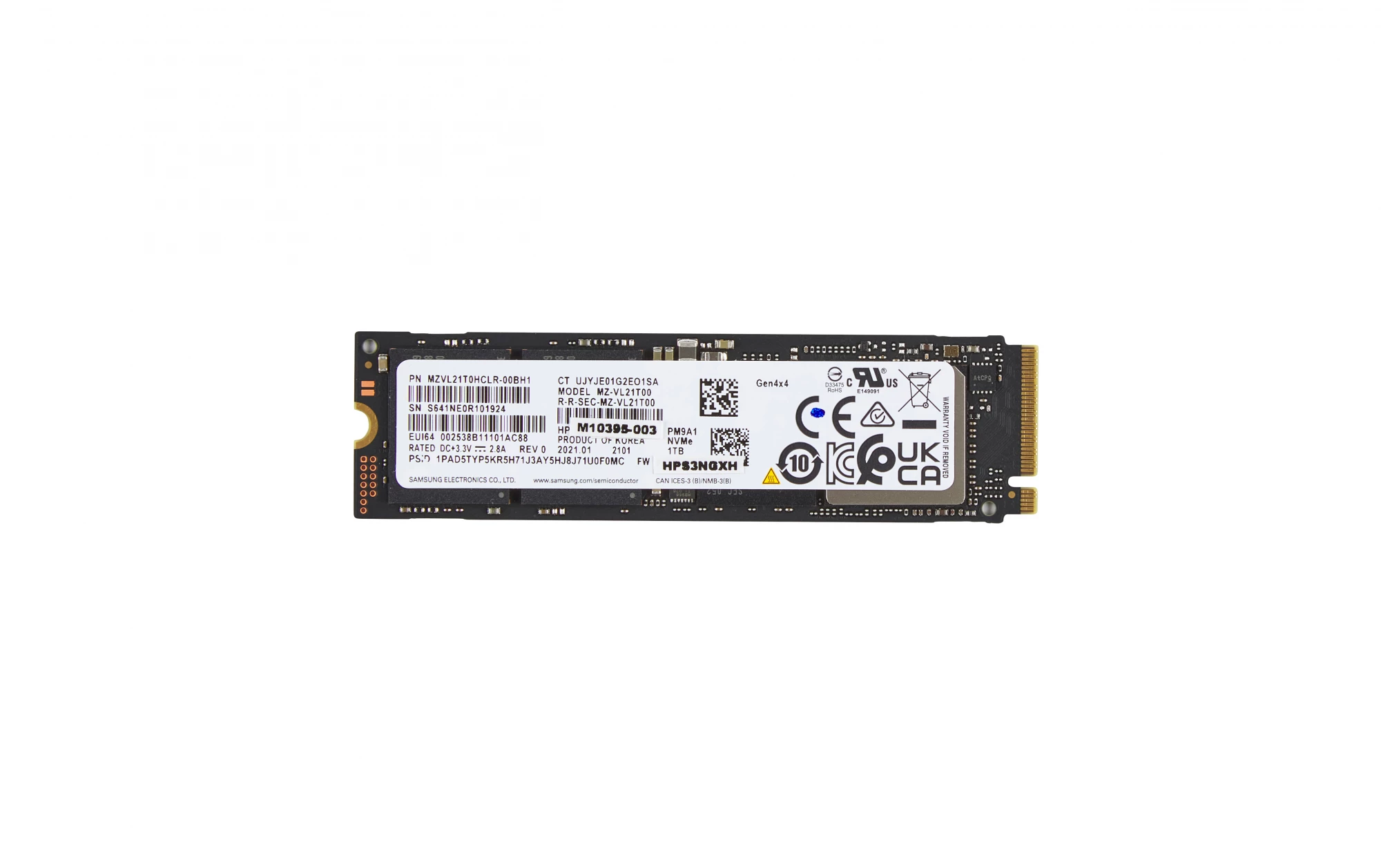 HP 1TB PCIe-4x4 NVMe cietvielu disks