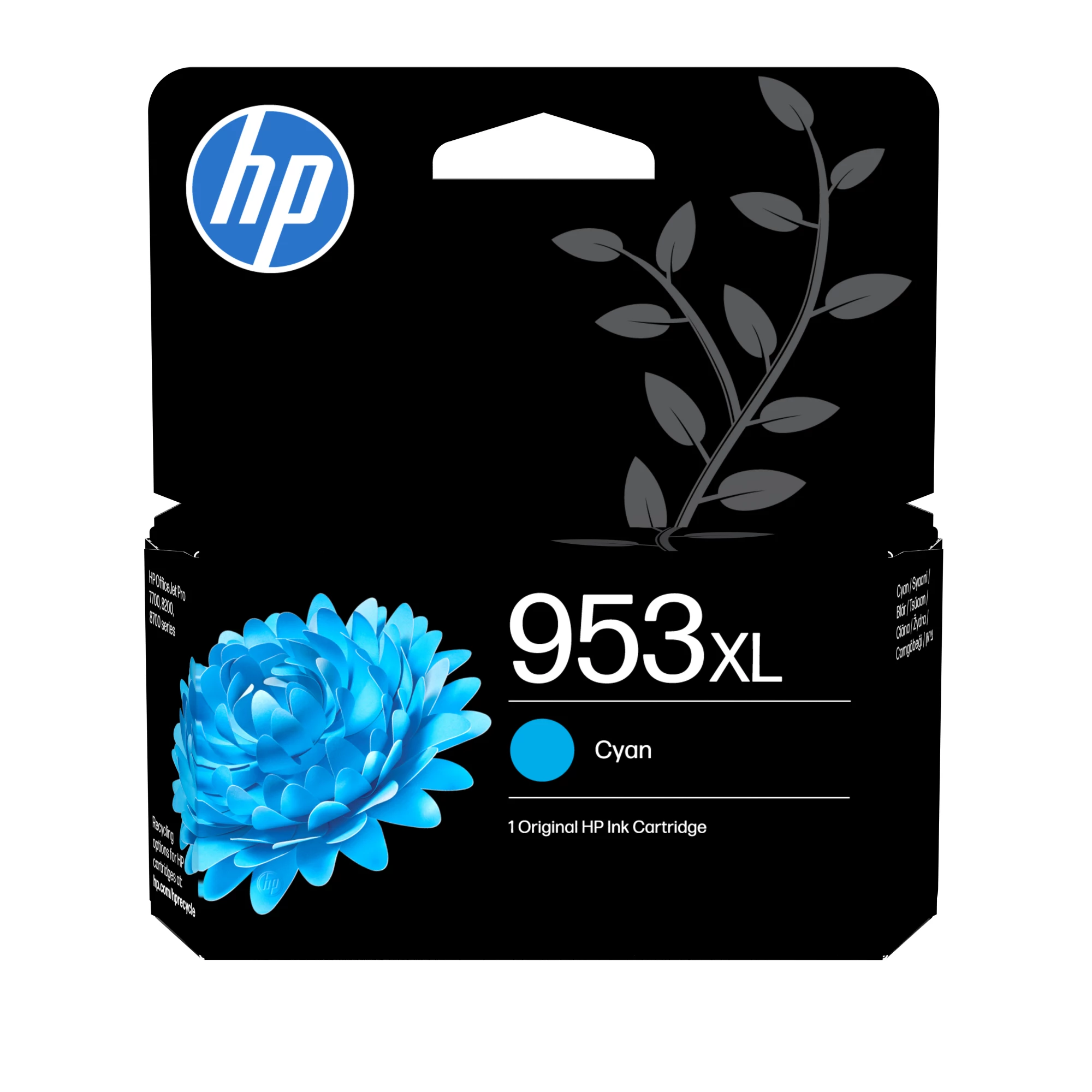 HP 953XL High Yield Cyan oriģinālā