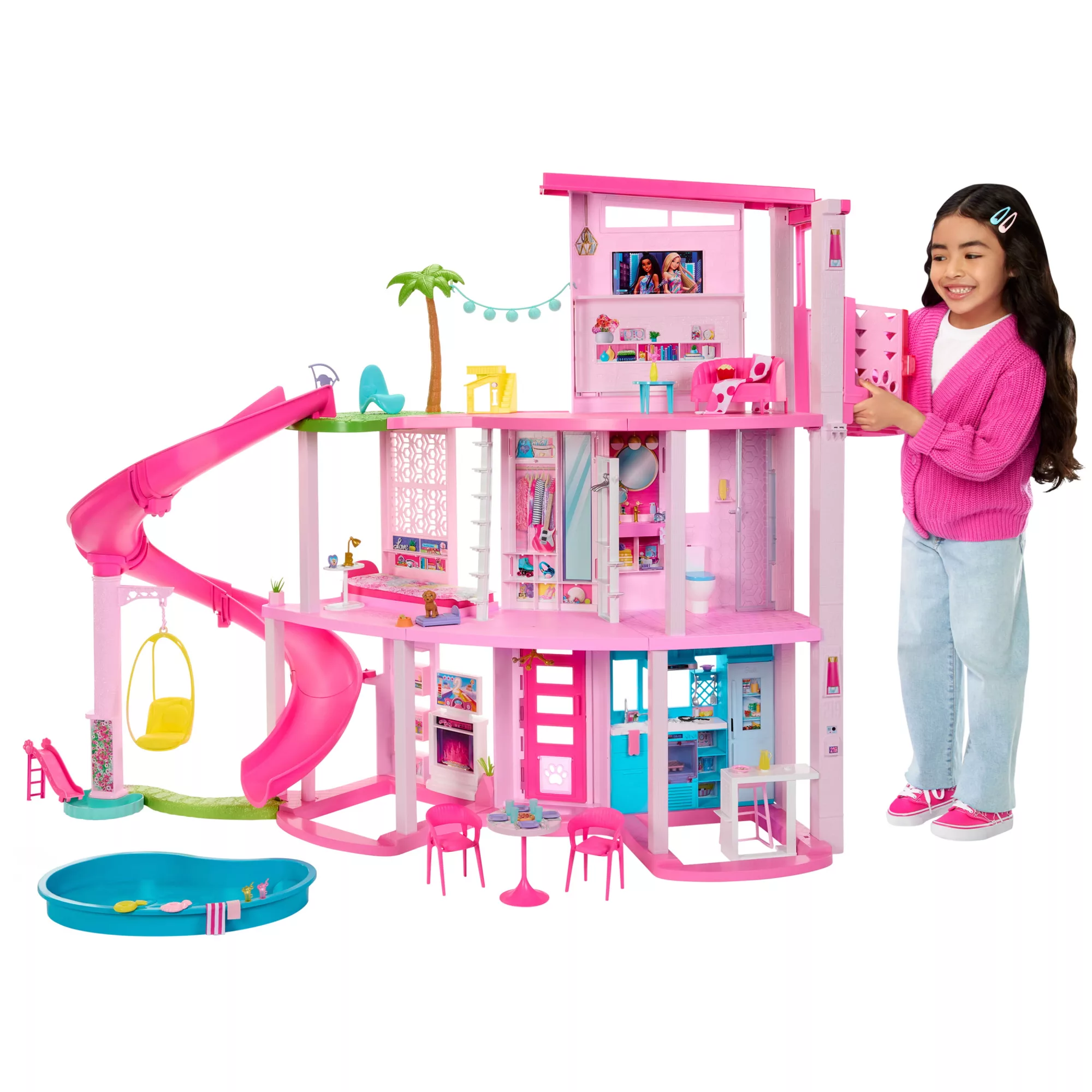 Barbie Dreamhouse leļļu māja ar baseinu