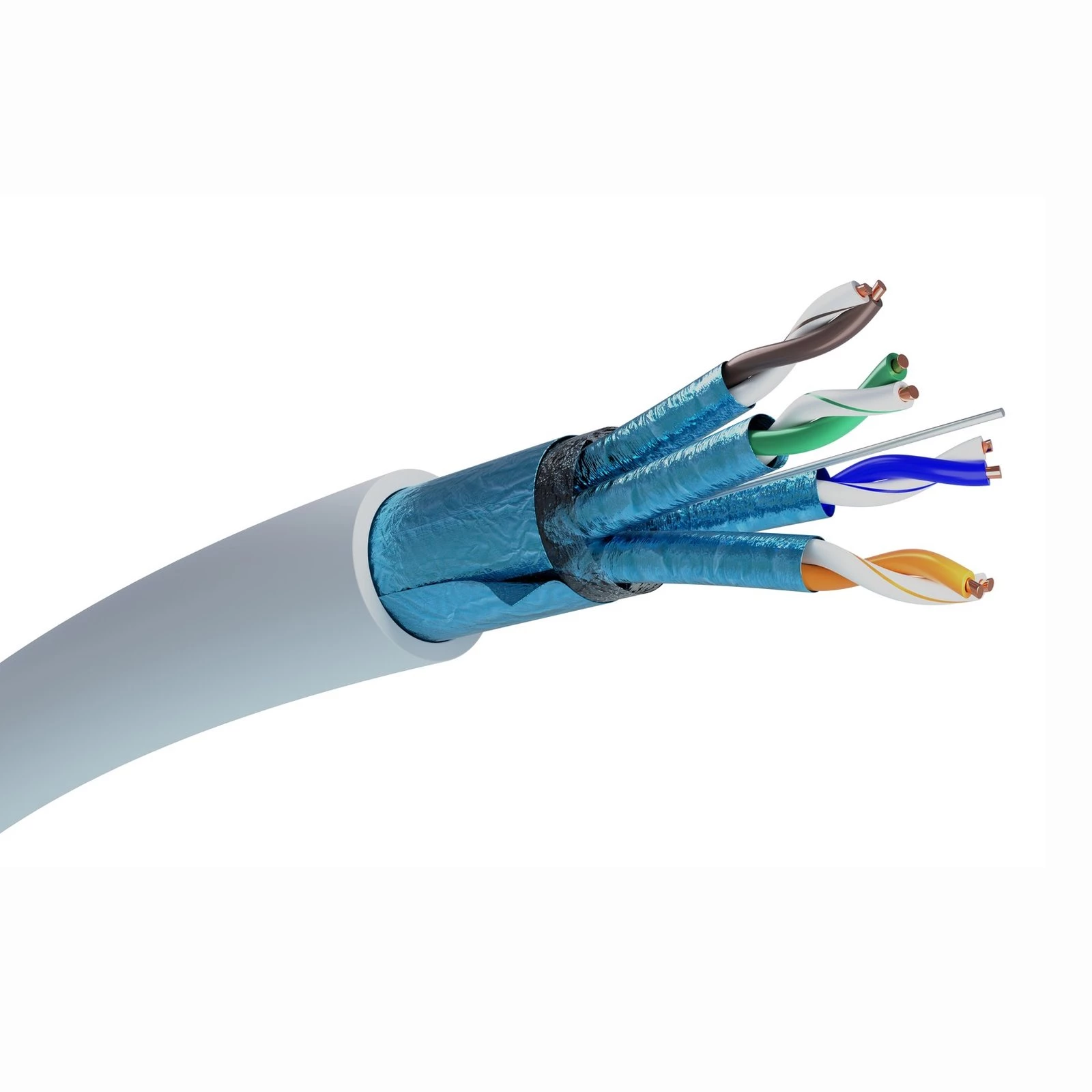 EXTRALINK CAT6A F/FTP Indoor Twisted Pair