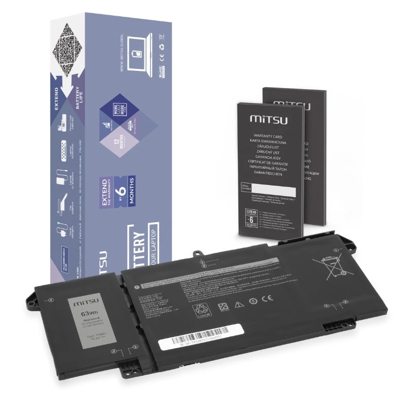 MITSU Battery 7FMXV Dell Latitude 5320