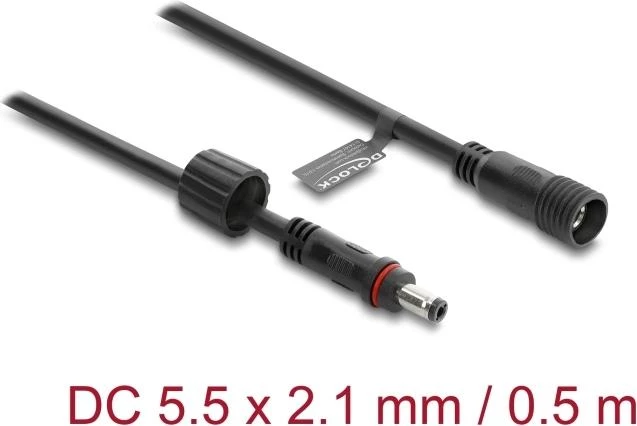 Delock DC pagarinājuma kabelis 5.5
