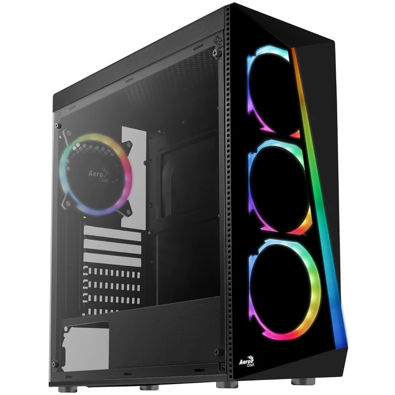 Aerocool Shard Tempered Glass Midi-Tower Black