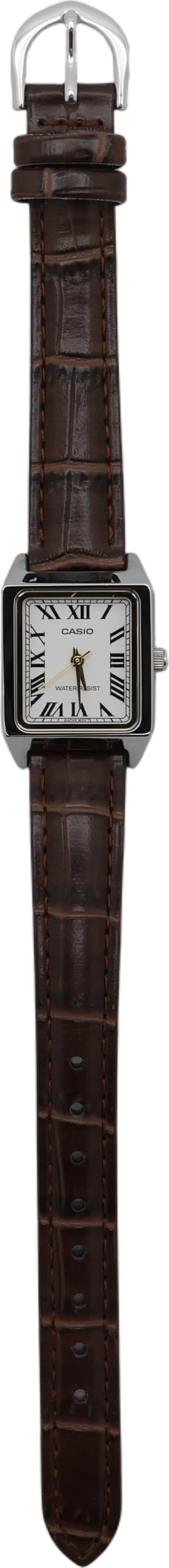 CASIO LTP-V007L-7B2UDF Sieviešu analogais pulkstenis, brūns/sudrabs
