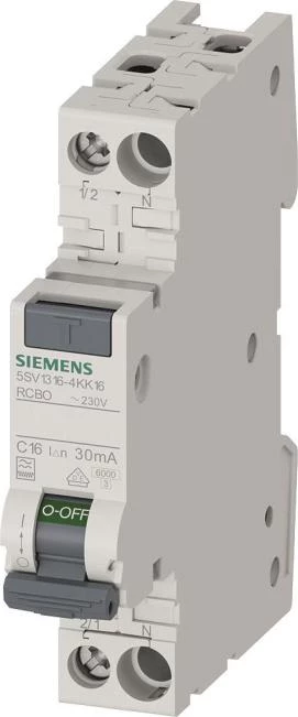 Siemens 5SV1316-4KK16 RCBO Type F 30mA