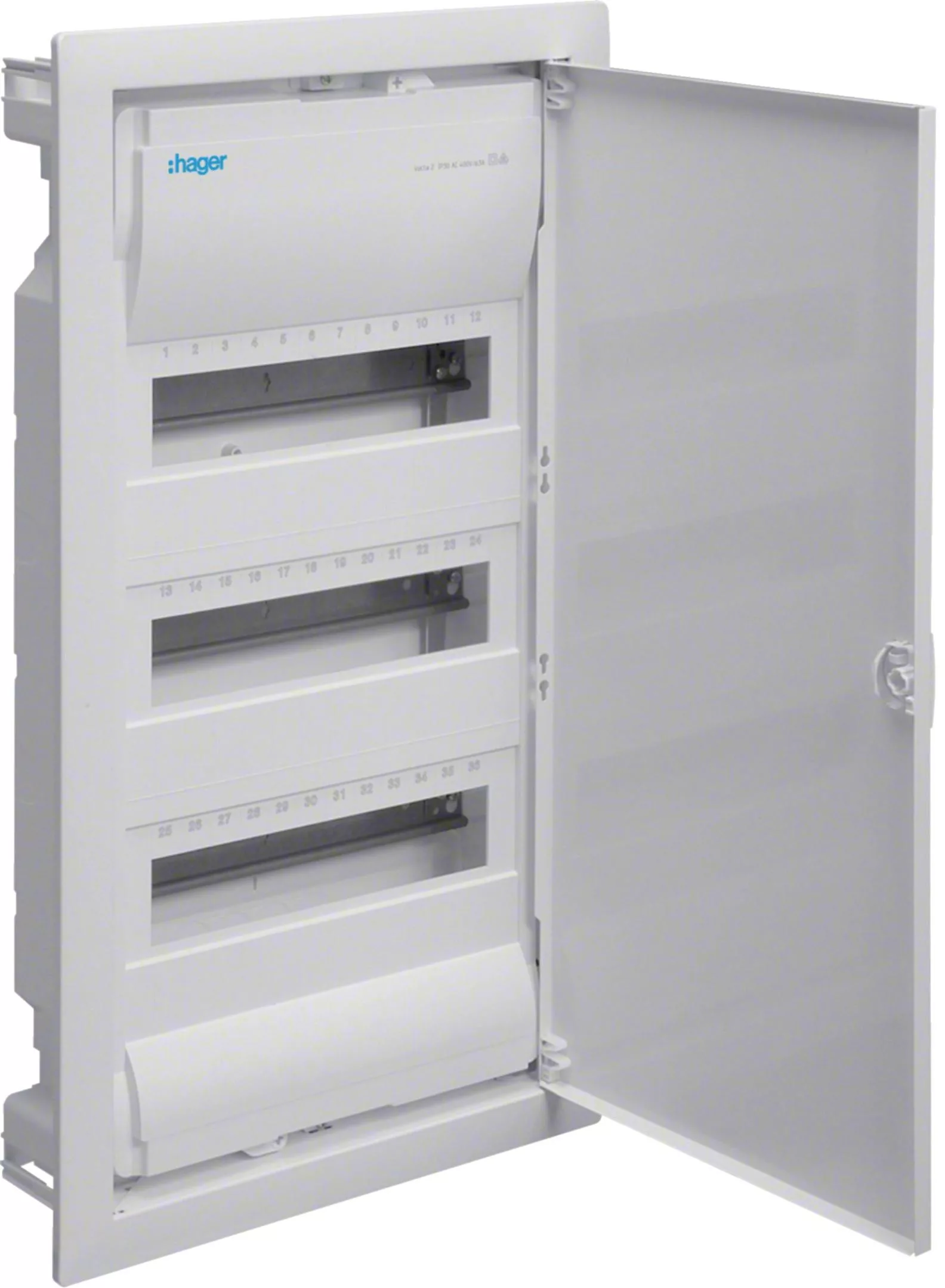 HAGER Iegremdējamais Sadales Panels 3R/36M II