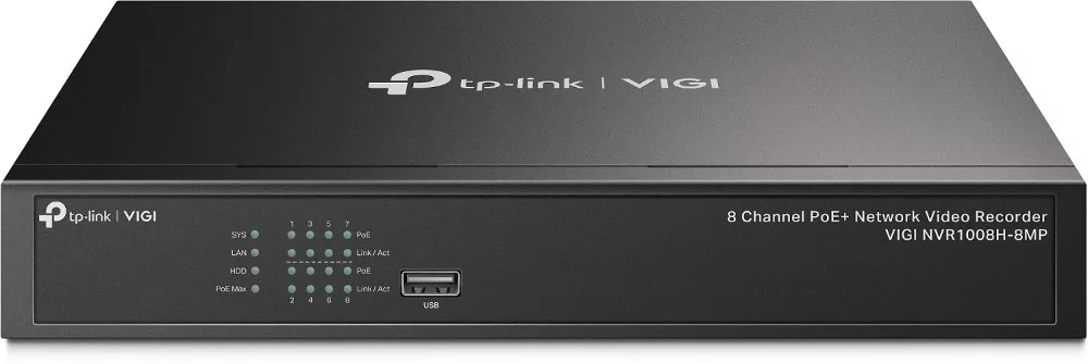 TP-Link VIGI 8 kanālu PoE+ tīkla