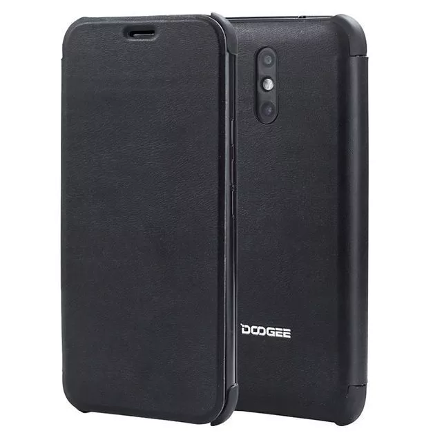 DOOGEE X10 Flip Case + Tempered