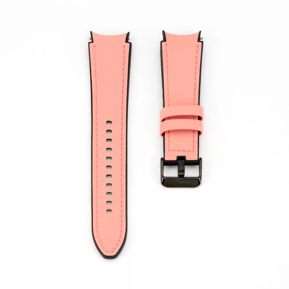 Connect 20mm Silicone Patch Leather Watch