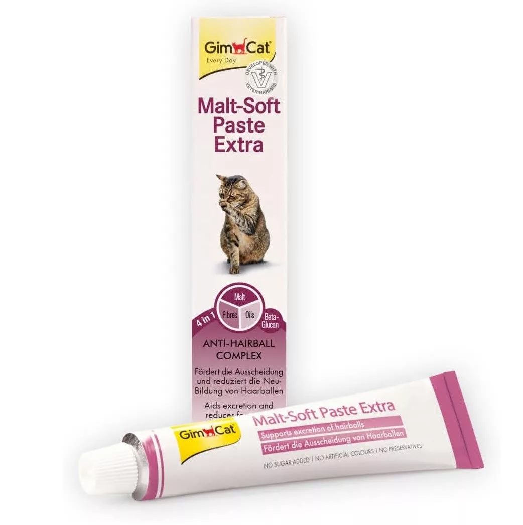 GIMCAT Malt-Soft Paste Cat Treats Hairball