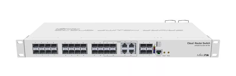 MikroTik CRS328-4C-20S-4S+RM Managed L2/L3 Switch, 1U