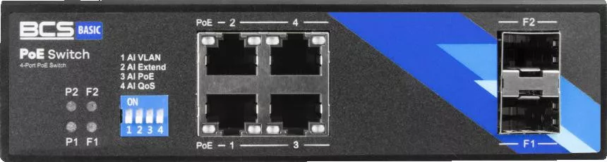 BCS BCS-B-ISP04G-2SFP Nepārvaldāms industriālais Ethernet slēdzis