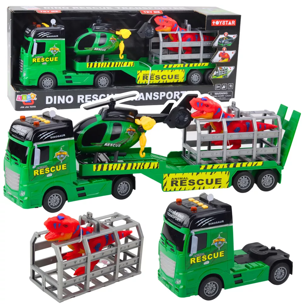 LEAN TOYS Rescue Kit Truck Helicopter
