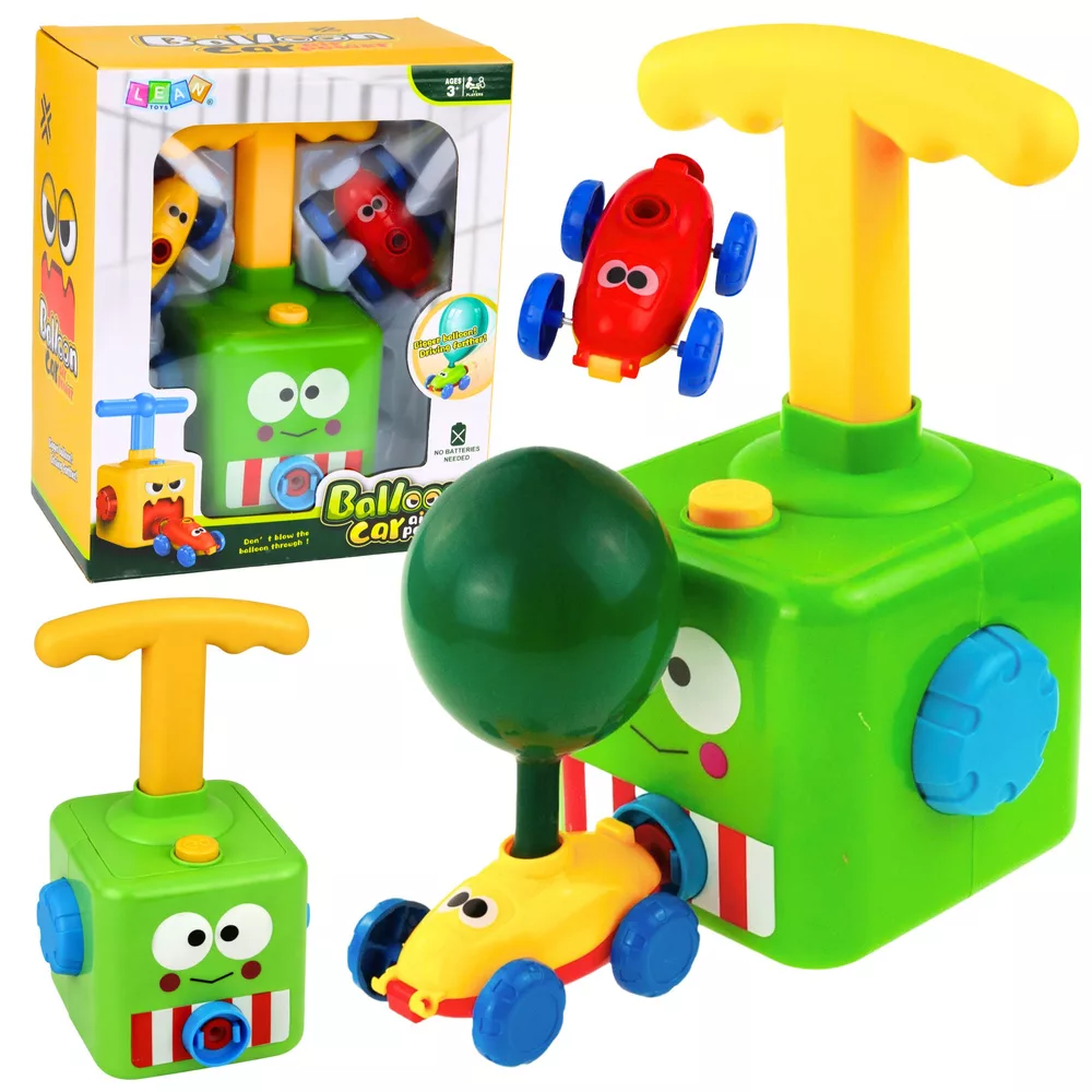 LEAN TOYS Balloon Launcher Car Frog