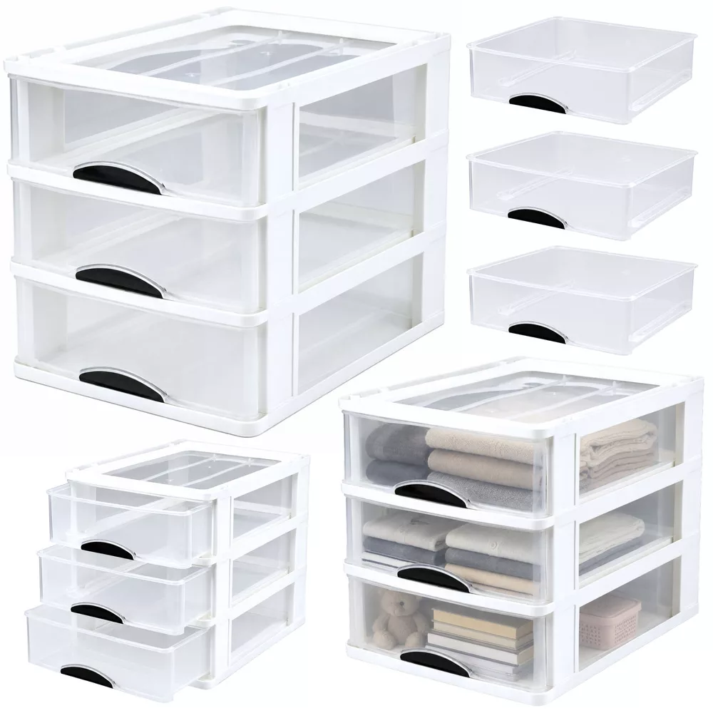 LEAN Multifunctional Organizer 3 Drawers Plastic