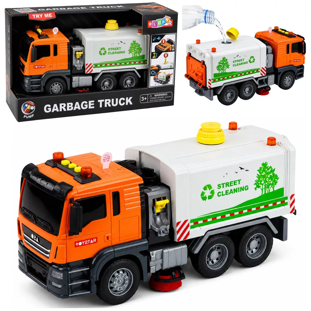 LEAN TOYS Street Sweeper Truck ar