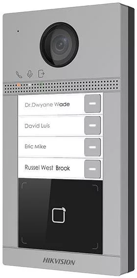Hikvision DS-KV8413-WME1(C)/Surface Video Doorbell Panel, 2