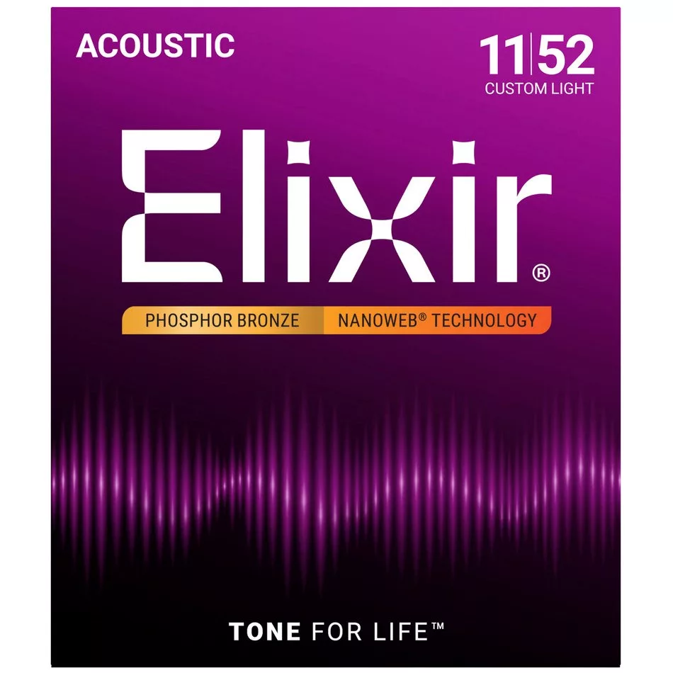 Elixir Strings 16027 Phosphor Bronze Custom