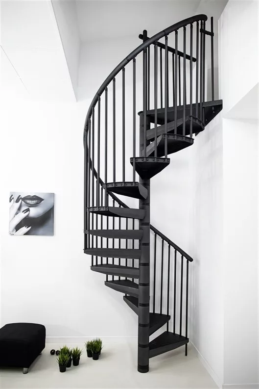 STAIRS RONDO Spirālvēdas kāpnes Antracīta 12