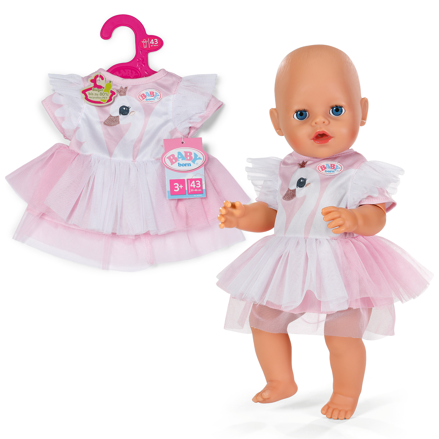 ZAPF CREATION BABY born Gulbja kleita