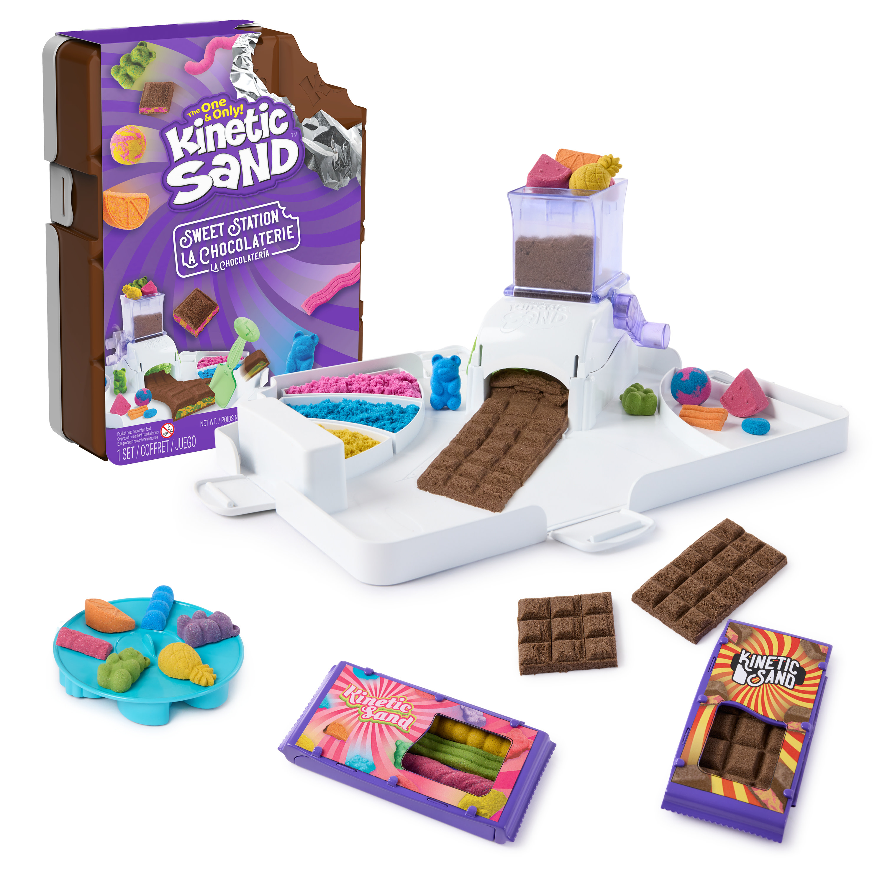 Kinetic Sand Candy Station rotaļu komplekts