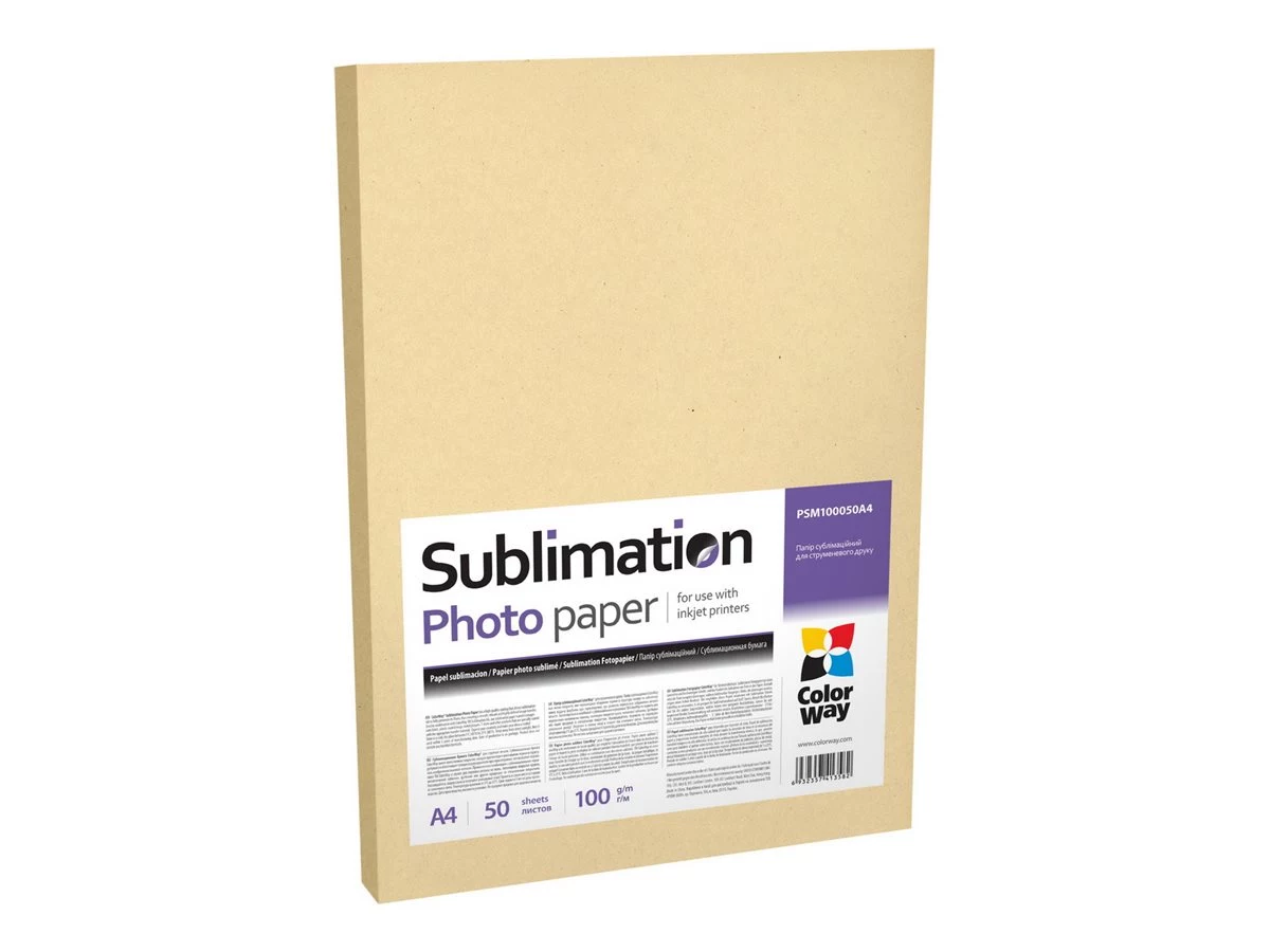 COLORWAY PSM100050A4 Sublimation Transfer Paper A4