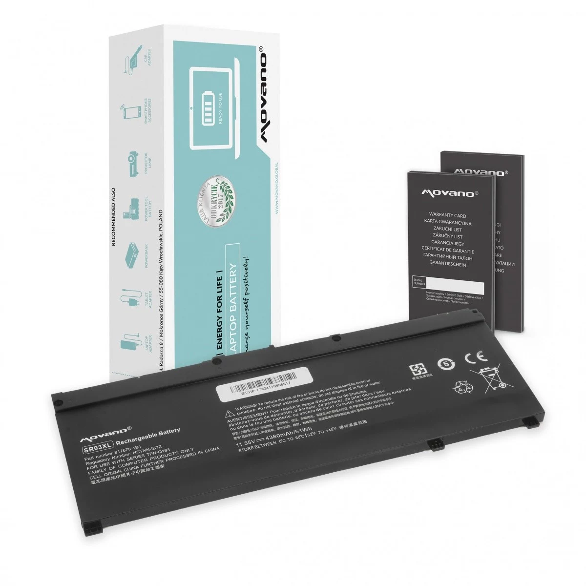 MITSU Battery SR03XL HP Gaming 15