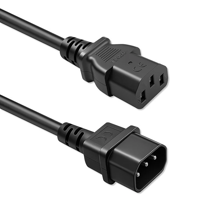 QOLTEC barošanas kabelis IEC C13 C14