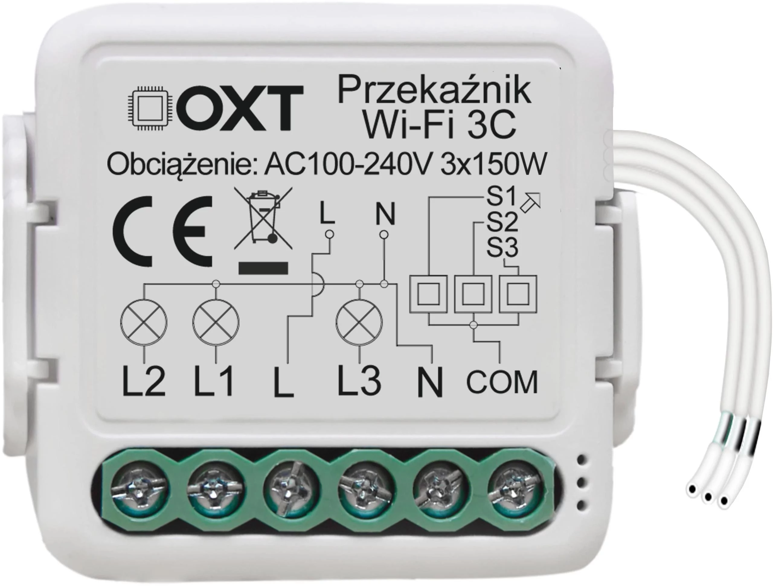 OXT T224 Mini Wi-Fi releju modulis