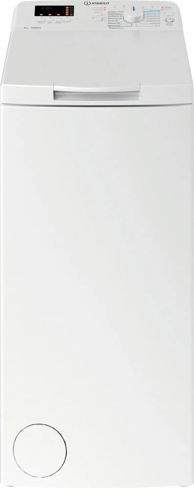 Indesit BTWS50400PLN Augšējās ielādes veļas mašīna