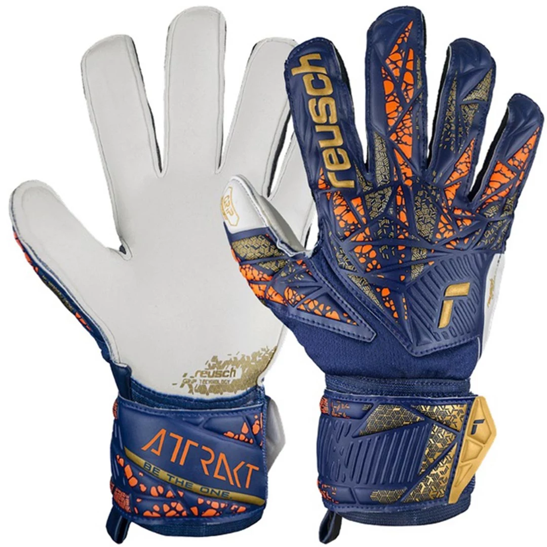Reusch Attrakt Grip vārtsarga cimdi Deep