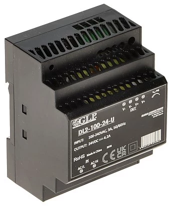 GLP DL2-100-24-U 100W 24V DIN sliežu