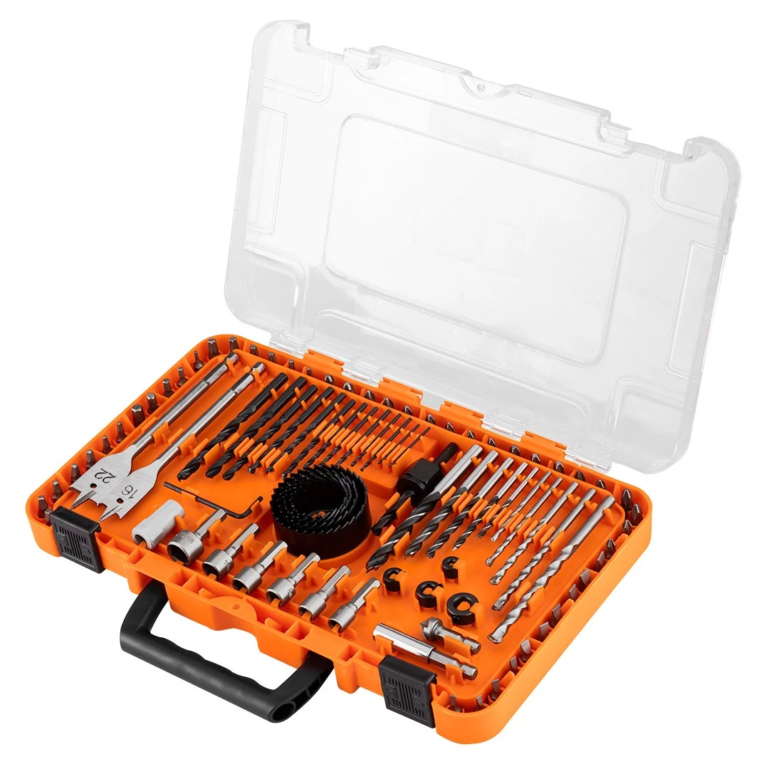 NEO TOOLS 90 daļu urbju un