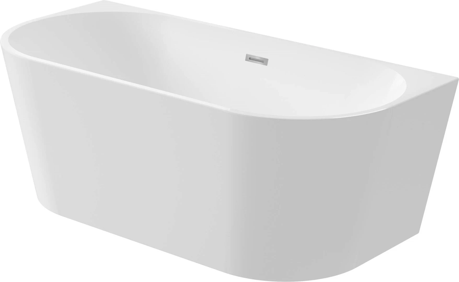 DEANTE KDS_015W 150 cm ovāla akrila