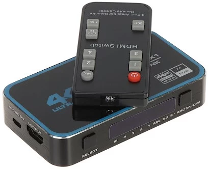 HDMI Switch 4x1 4K 60Hz HDR