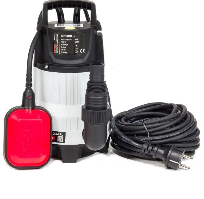 NAC SPE40D-L 400W iegremdējamais netīrā ūdens