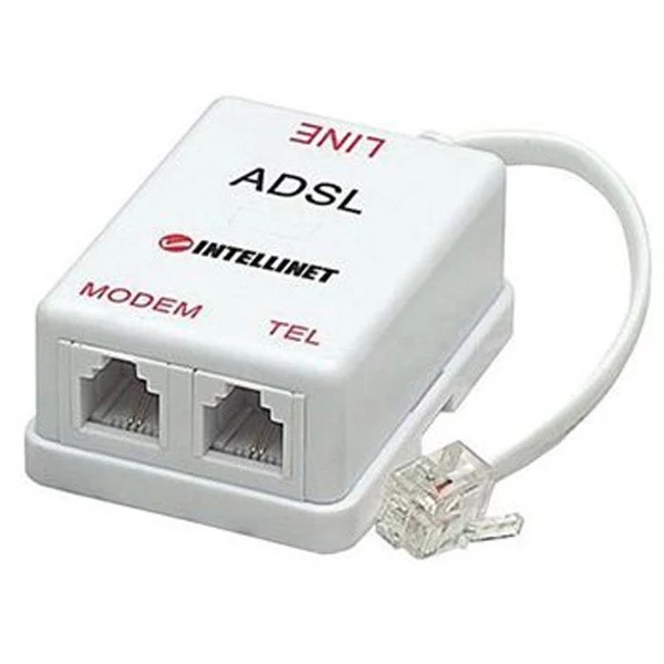 Intellinet ADSL Sadalītājs/Filtrs RJ11 vīrietis uz