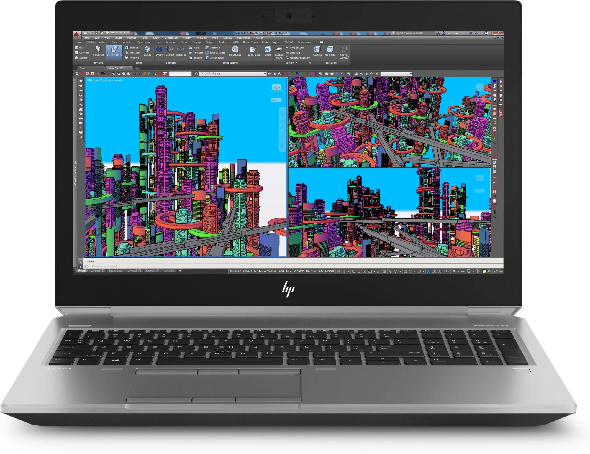 HP ZBook 15 G5 mobilā darbstacija