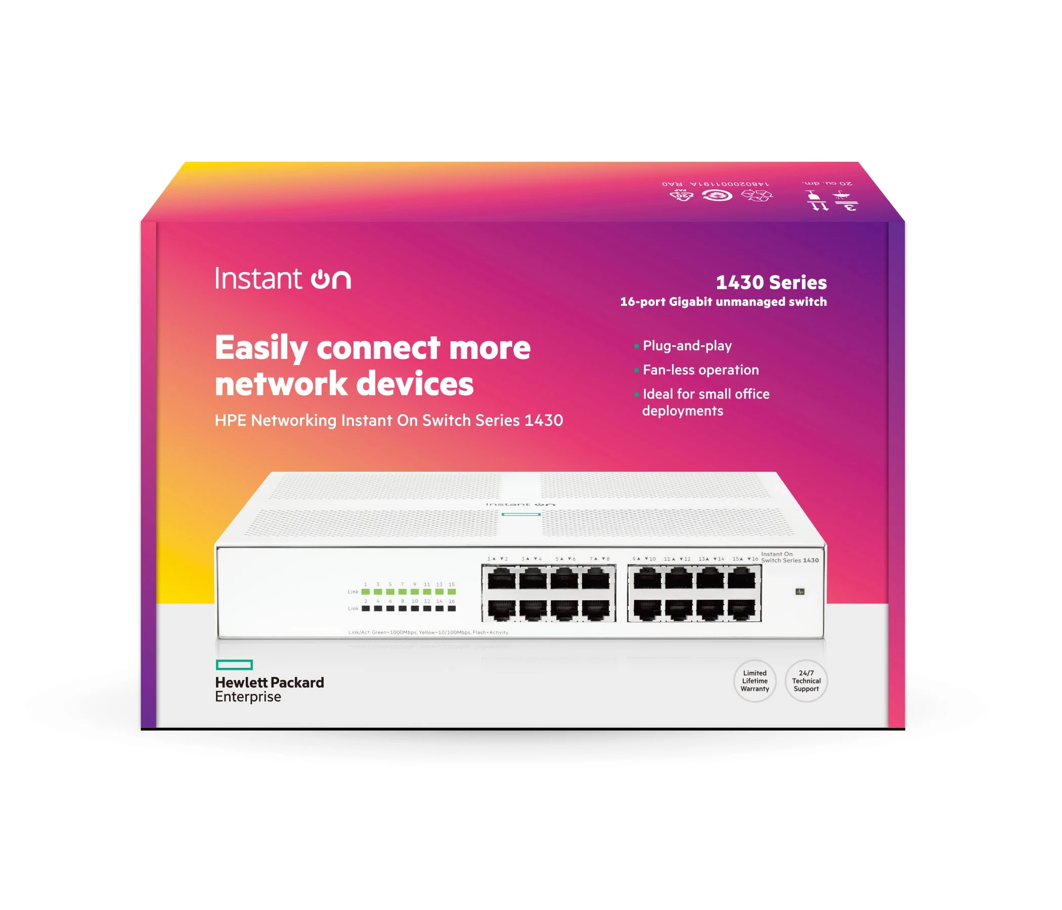 HPE Networking Instant On Switch 16p