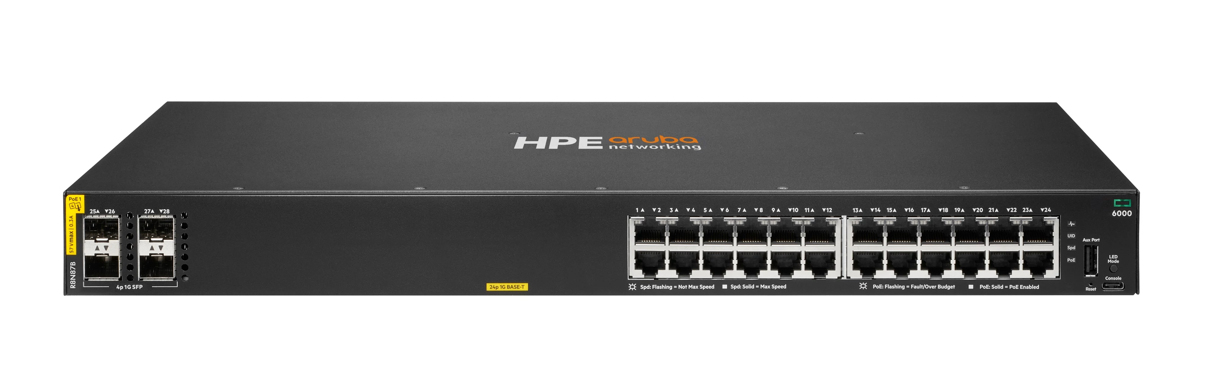 HPE Aruba Networking CX 6000 24p