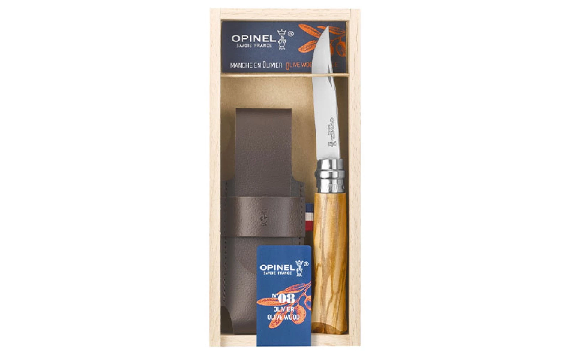 OPINEL No. 08 Olive Wood Folding
