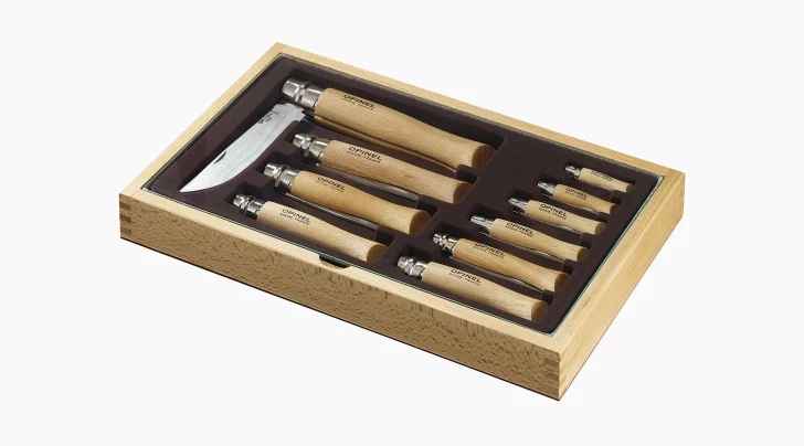 Opinel Kolekcionāra Komplekts Koka Kastītē 10