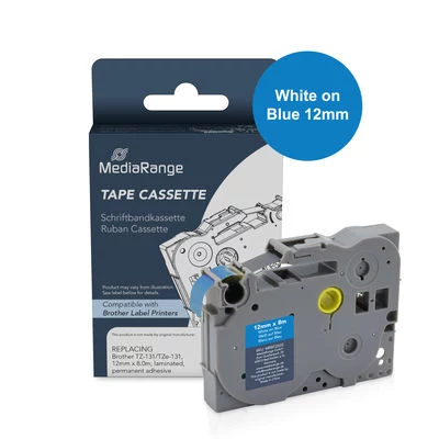 MediaRange Label Tape Cassette White on