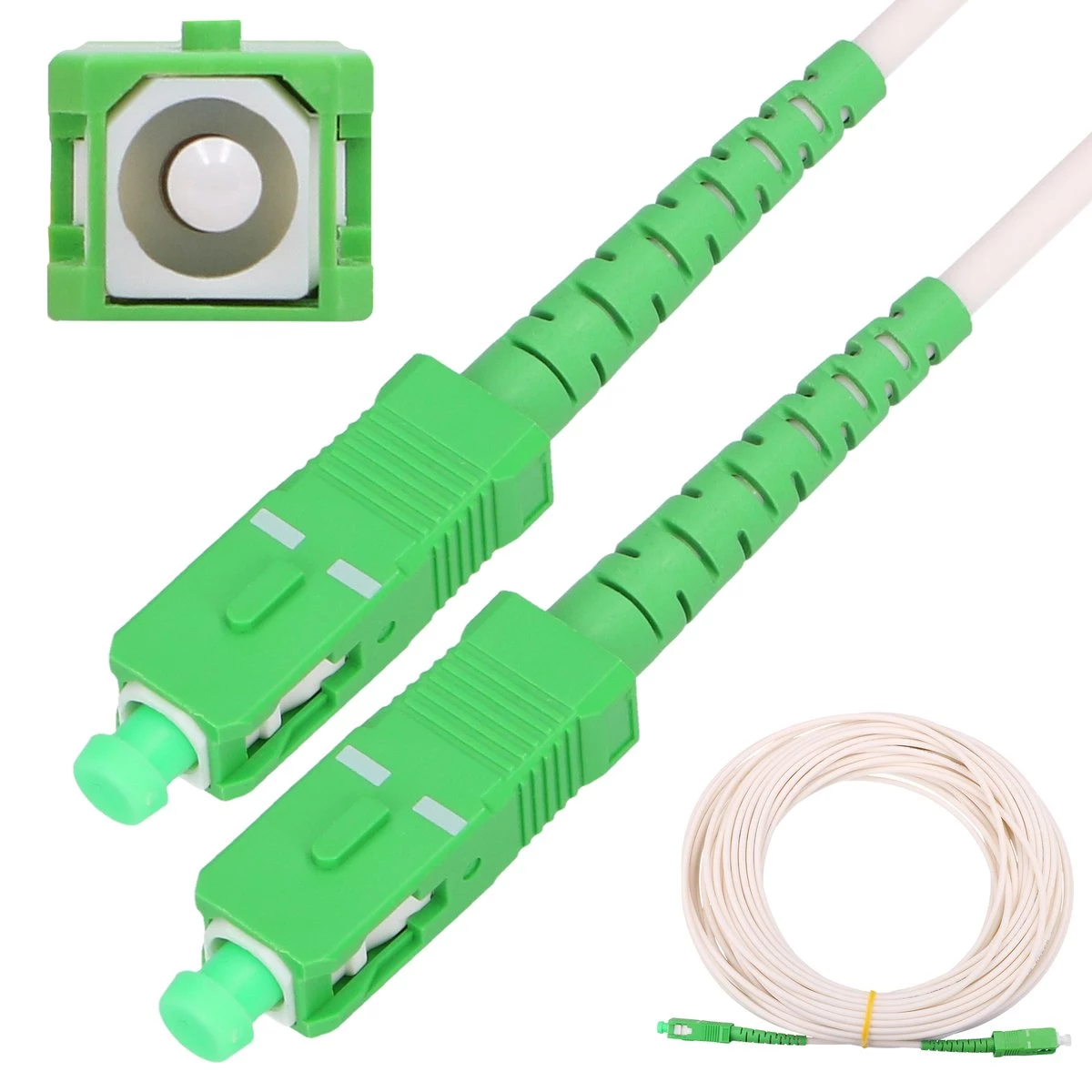 Extralink SC/APC-SC/APC Patch Cord, LSOH, Single-Mode